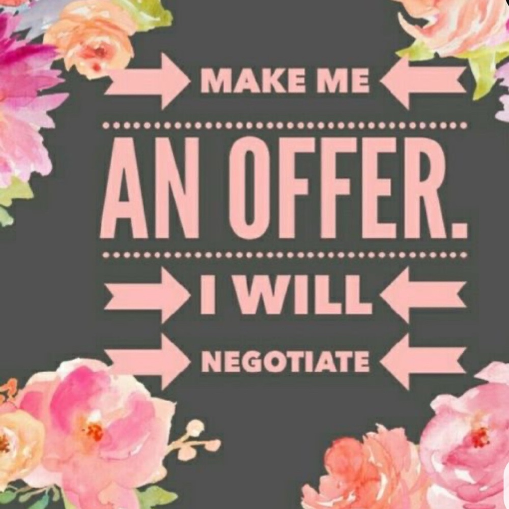 Reasonable offers accepted!